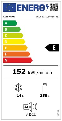 Frigider integrabil cu compartiment pivniță și EasyFresh IRCe 5121 Plus [4]
