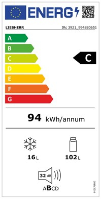 Frigider integrabil cu EasyFresh IRc 3921 Plus [3]