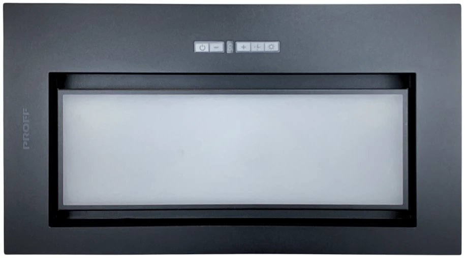 Hotă incorporabilă PROFF Lumin Nero, 60 cm, max. 778 m³/h, Easy Fix, clasa A+, negru [9]