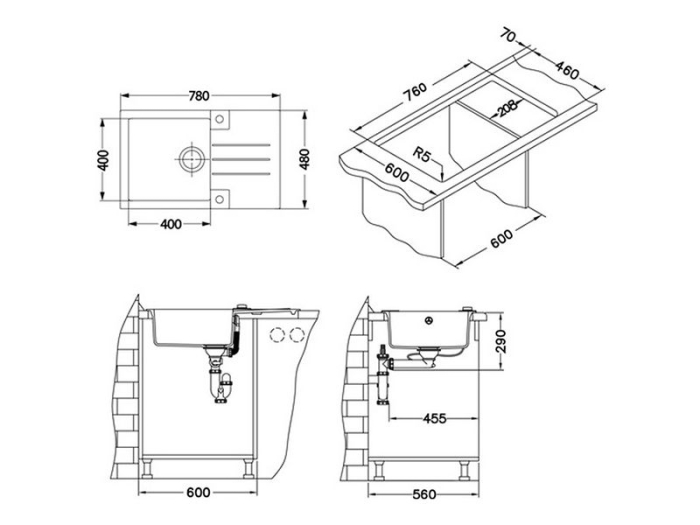 Pachet Rock 130 si baterie Flexa gri [4]
