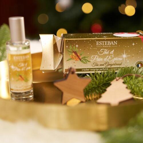 Set 2 decoratiuni si spray parfum 30 ml Ceai si turta dulce - Esteban Paris [10]