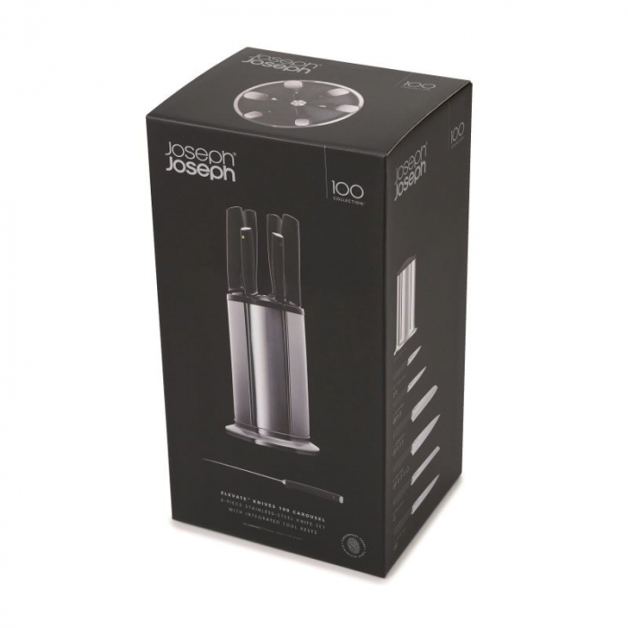 Set 6 cutite Bucatarie cu Suport Inox - Joseph&Joseph [6]