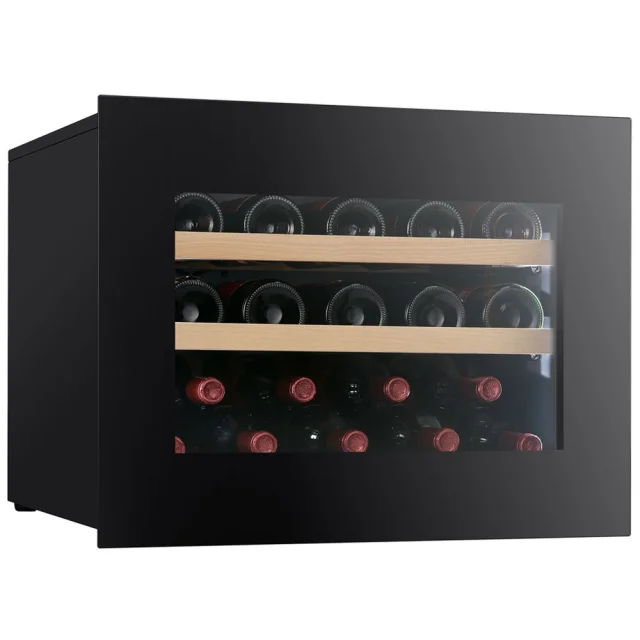 Vitrină de vin încorporabilă Dunavox DVH-19.50B.TO Horizon, 1 zonă, 19 sticle, 45,5 cm, clasa F, negru [3]