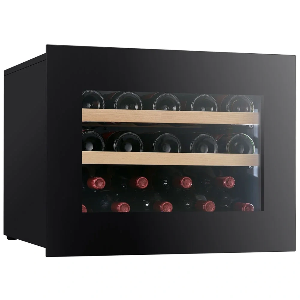 Vitrină de vin încorporabilă Dunavox DVH-19.50MB.TO Horizon, 1 zonă, 19 sticle, 45,5 cm, clasa F, negru mat [2]