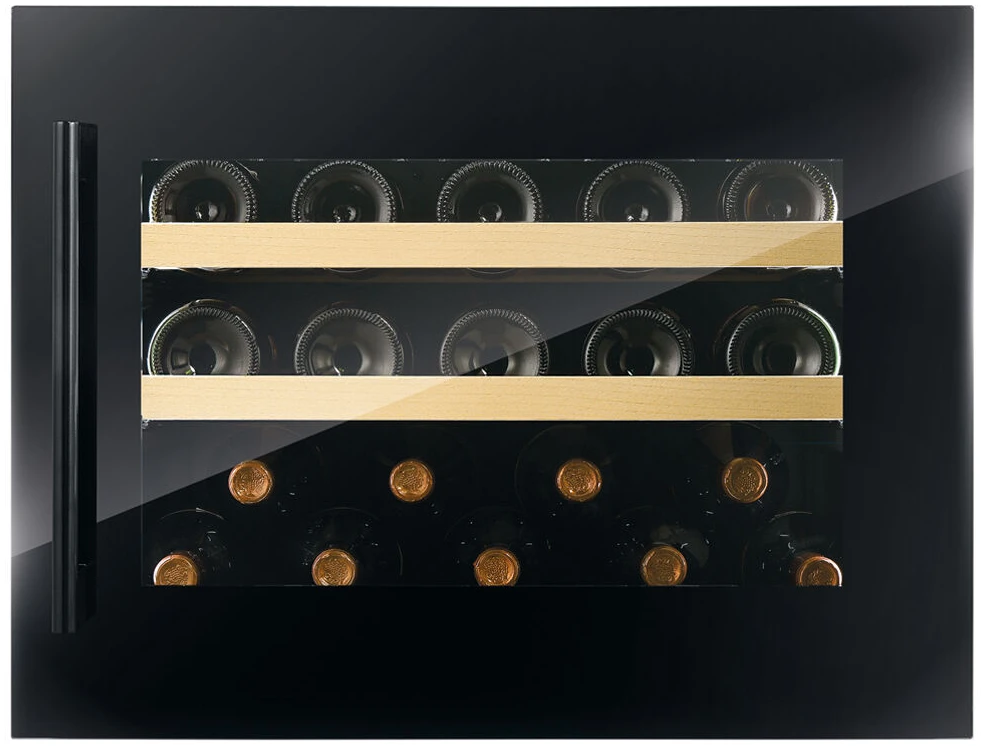 Vitrină de vin încorporabilă Dunavox DVS-19.50B Spirit, 1 zonă, 19 sticle, 45,5 cm, clasa F, negru [2]