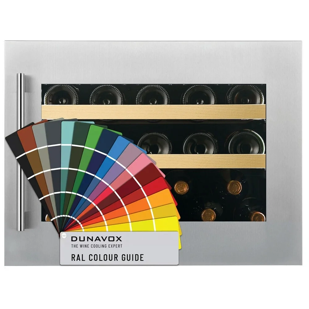 Vitrină de vin încorporabilă Dunavox DVS-19.50MB Spirit, 1 zonă, 19 sticle, 45,5 cm, clasa F, negru mat [4]