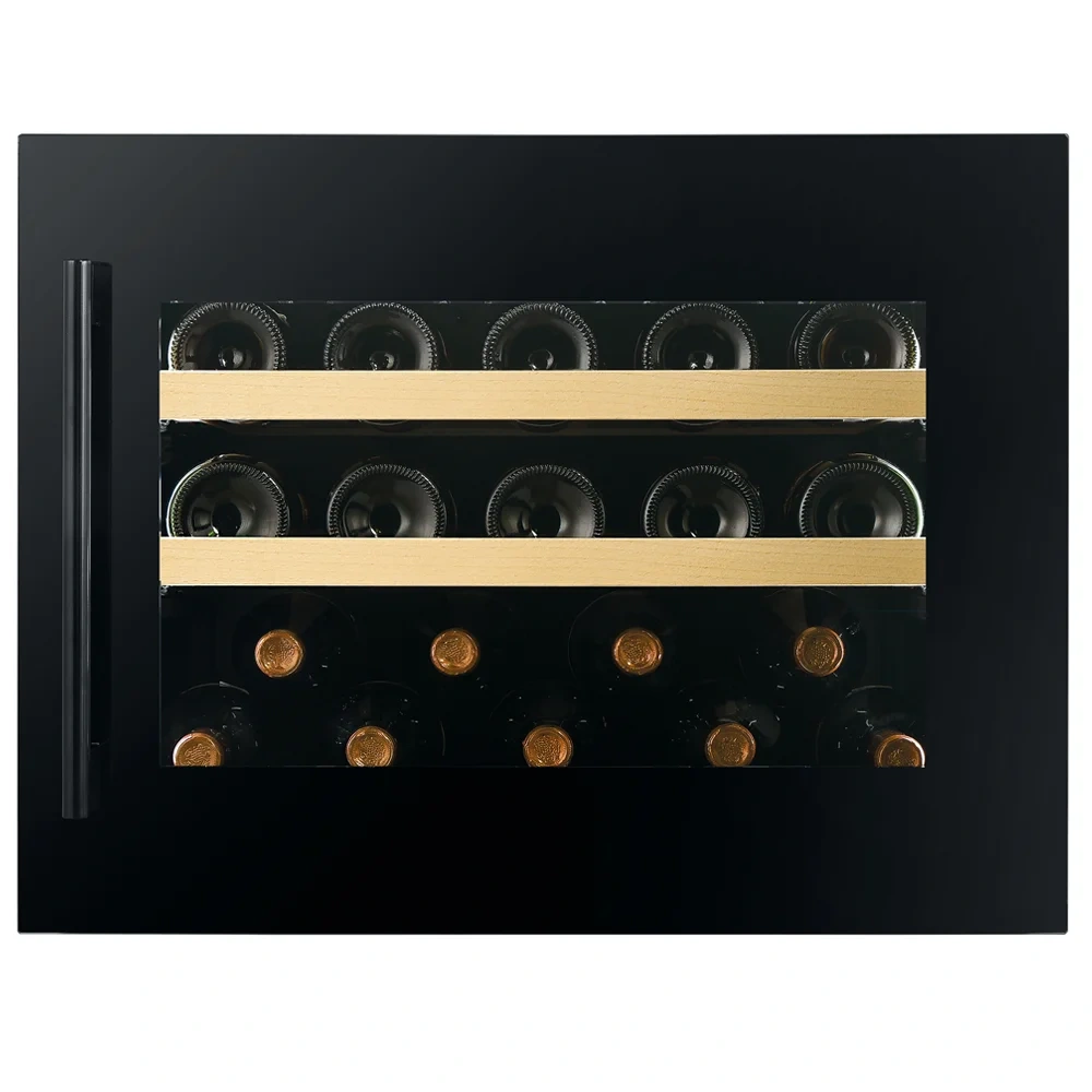 Vitrină de vin încorporabilă Dunavox DVS-19.50MB Spirit, 1 zonă, 19 sticle, 45,5 cm, clasa F, negru mat [5]