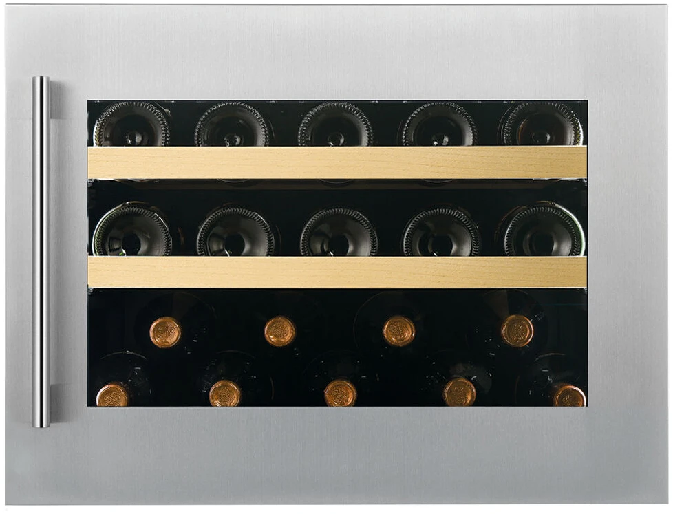 Vitrină de vin încorporabilă Dunavox DVS-19.50SS Spirit, 1 zonă, 19 sticle, 45,5 cm, clasa F, inox [2]