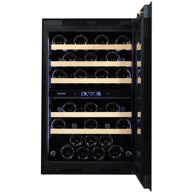 Vitrină de vin încorporabilă Dunavox DVS-44.120DC Spirit, 2 zone, 44 sticle, 88,2 cm, clasa F, culoare RAL personalizabilă [2]