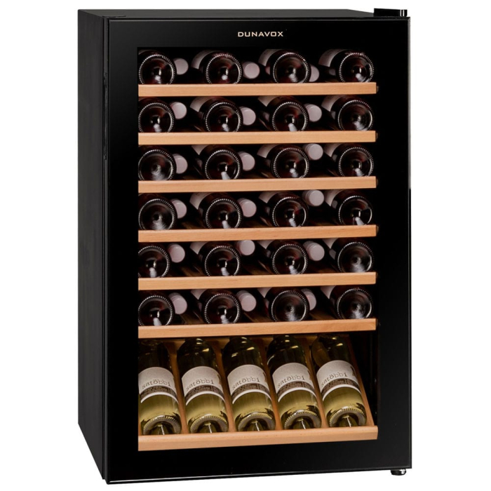 Vitrină de vin independentă Dunavox DXFH-48.130 Home, 1 zonă, 48 sticle, 84,5 cm, clasa F, negru [3]