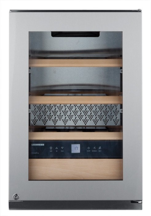 Vitrină de vin independentă Liebherr WKes 653 GrandCru, 1 zonă, 12 sticle, 61,2 cm, clasa E, inox [5]