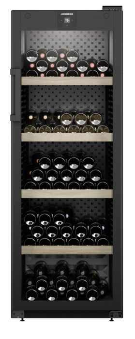 Vitrină de vin independentă Liebherr WPbl 5001 GrandCru, 1 zonă, 196 sticle, 168,4 cm, clasa F, negru [4]