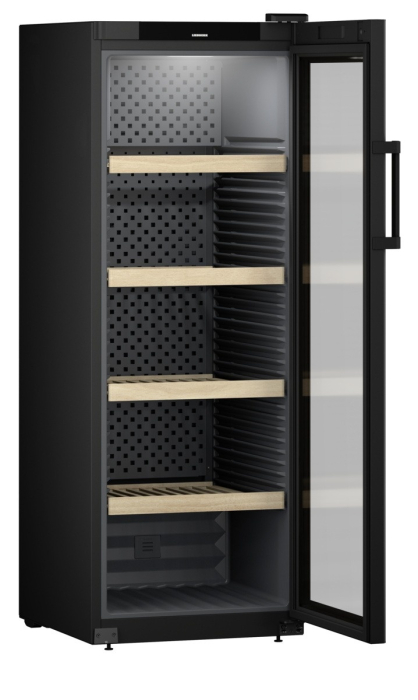 Vitrină de vin independentă Liebherr WPbl 5001 GrandCru, 1 zonă, 196 sticle, 168,4 cm, clasa F, negru [5]