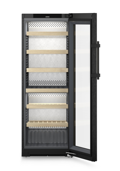Vitrină de vin independentă Liebherr WPbsi 5052 Vinidor, 2 zone, 131 sticle, 165,4 cm, clasa F, BlackSteel [6]
