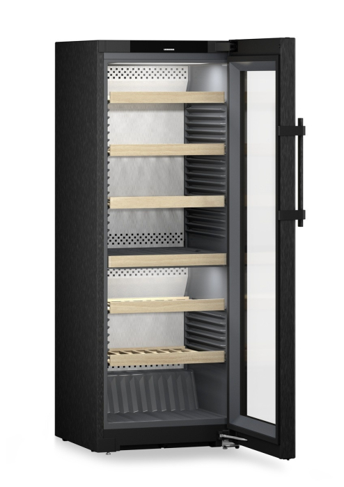 Vitrină de vin independentă Liebherr WPbsi 5052 Vinidor, 2 zone, 131 sticle, 165,4 cm, clasa F, BlackSteel [5]