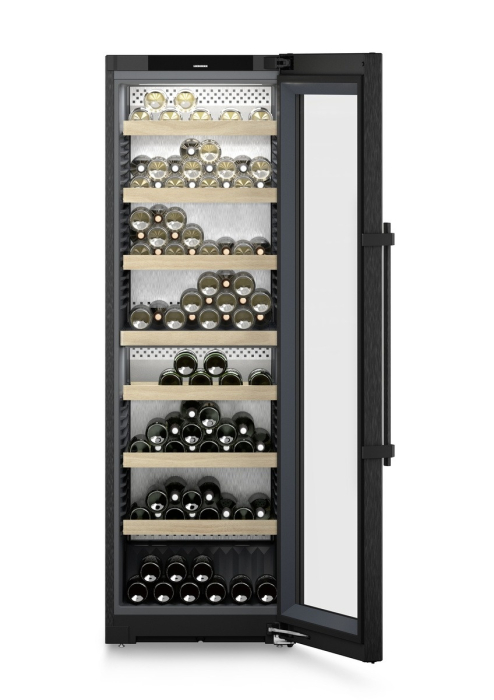Vitrină de vin independentă Liebherr WPbsi 5252 Vinidor, 2 zone, 155 sticle, 185,4 cm, clasa F, BlackSteel [2]