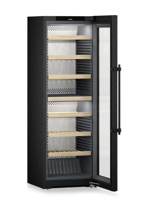 Vitrină de vin independentă Liebherr WPbsi 5252 Vinidor, 2 zone, 155 sticle, 185,4 cm, clasa F, BlackSteel [5]