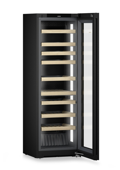 Vitrină de vin independentă Liebherr WPgbi 5272 Vinidor Selection, 2 zone, 106 sticle, 185,4 cm, clasa F, BlackSteel [5]