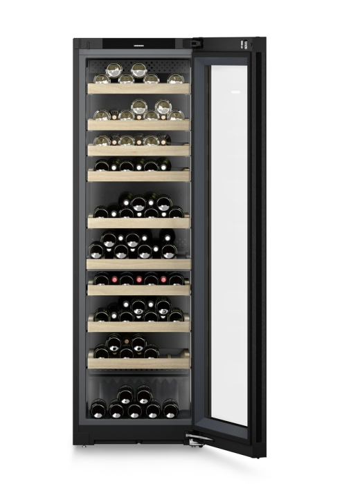Vitrină de vin independentă Liebherr WPgbi 5272 Vinidor Selection, 2 zone, 106 sticle, 185,4 cm, clasa F, BlackSteel [2]