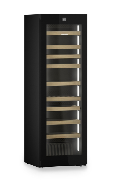 Vitrină de vin independentă Liebherr WPgbi 5272 Vinidor Selection, 2 zone, 106 sticle, 185,4 cm, clasa F, BlackSteel [7]