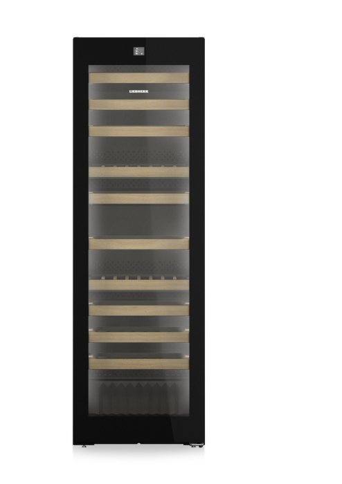 Vitrină de vin independentă Liebherr WPgbi 5273 Vinidor Selection, 3 zone, 104 sticle, 185,4 cm, clasa F, BlackSteel [8]