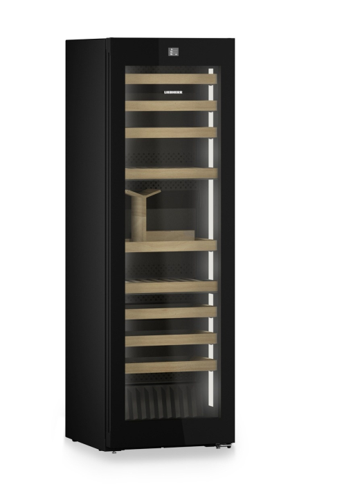 Vitrină de vin independentă Liebherr WPgbi 5283 Vinidor Selection, 3 zone, 85 sticle, 185,4 cm, clasa F, BlackSteel [7]