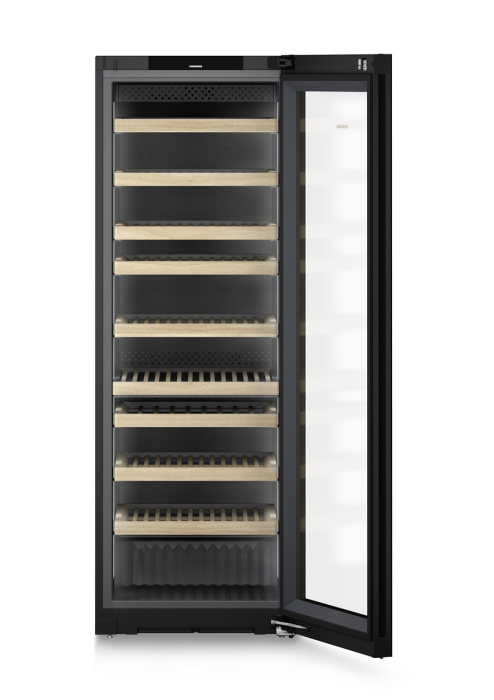 Vitrină de vin independentă Liebherr WPgbi 7472 Vinidor Selection, 2 zone, 204 sticle, 201,3 cm, clasa F, BlackSteel [6]