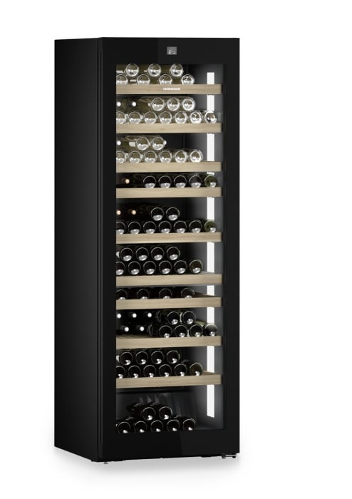 Vitrină de vin independentă Liebherr WPgbi 7472 Vinidor Selection, 2 zone, 204 sticle, 201,3 cm, clasa F, BlackSteel [3]