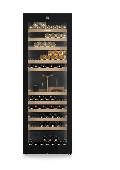 Vitrină de vin independentă Liebherr WPgbi 7483 Vinidor Selection, 3 zone, 149 sticle, 201,3 cm, clasa F, BlackSteel [4]