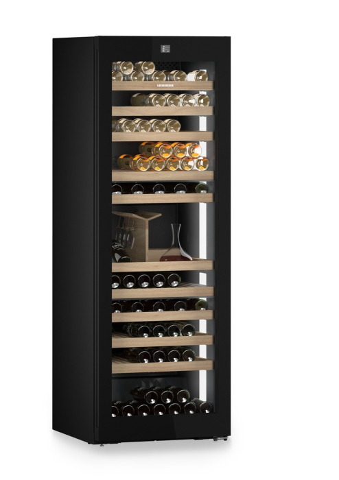 Vitrină de vin independentă Liebherr WPgbi 7483 Vinidor Selection, 3 zone, 149 sticle, 201,3 cm, clasa F, BlackSteel [3]