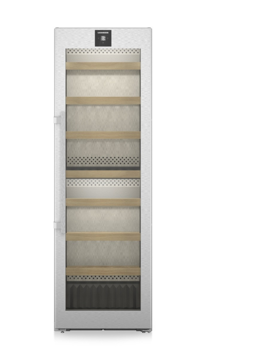 Vitrină de vin independentă Liebherr WPsd 5252 Vinidor, 2 zone, 155 sticle, 185,4 cm, clasa F, argintiu [8]