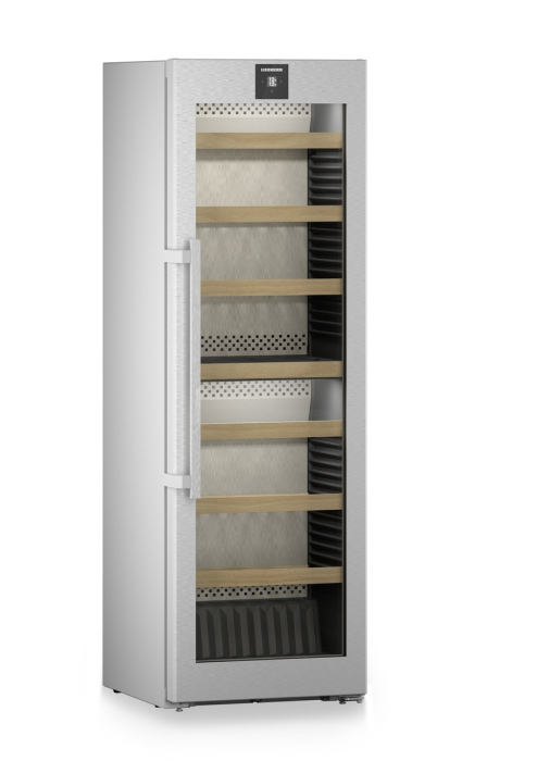 Vitrină de vin independentă Liebherr WPsd 5252 Vinidor, 2 zone, 155 sticle, 185,4 cm, clasa F, argintiu [7]