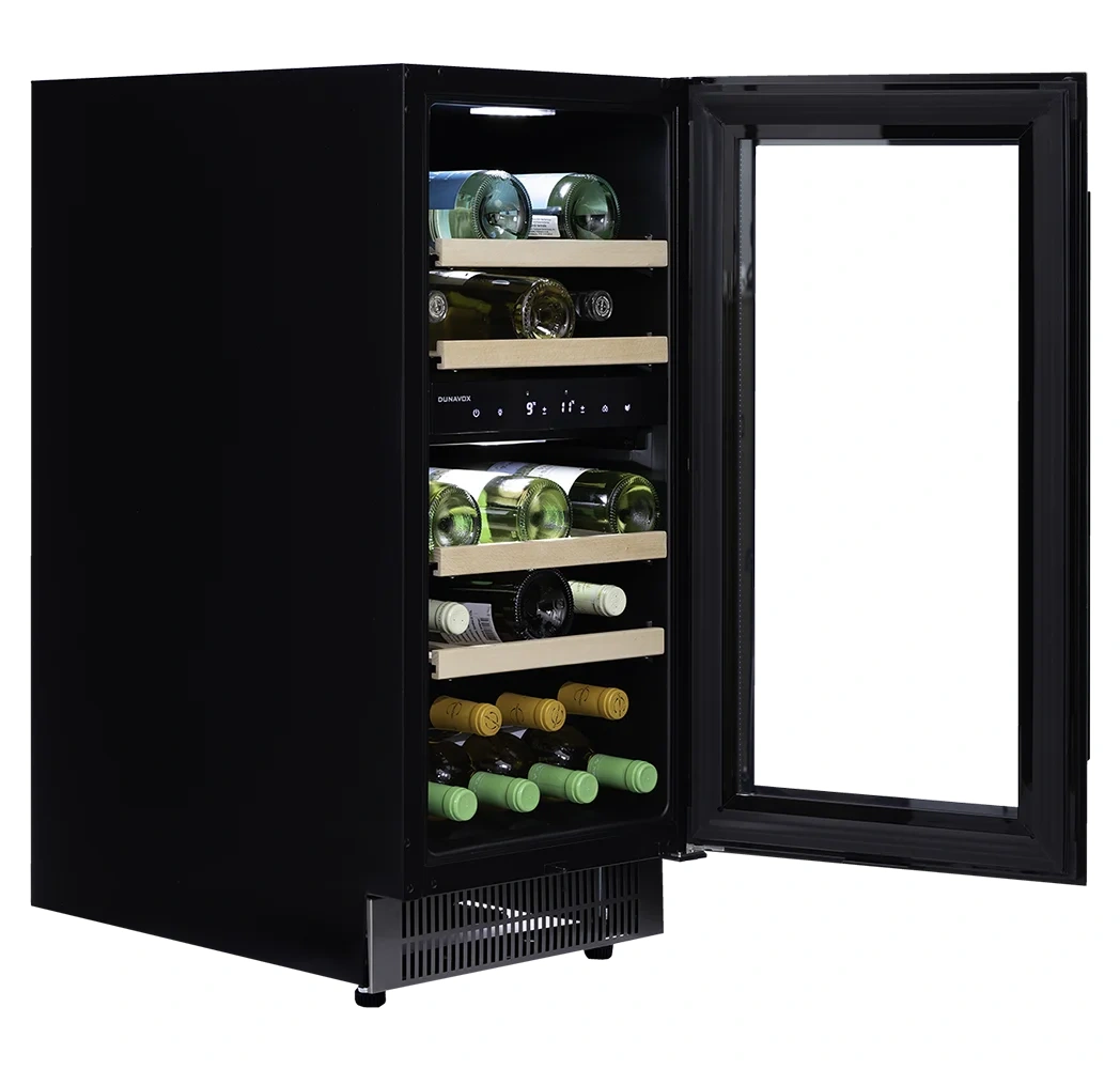 Vitrină de vin sub blat sau independentă Dunavox DAUF-32.78DC Flow, 2 zone, 32 sticle, 82 cm, clasa G, culoare RAL personalizabilă [4]