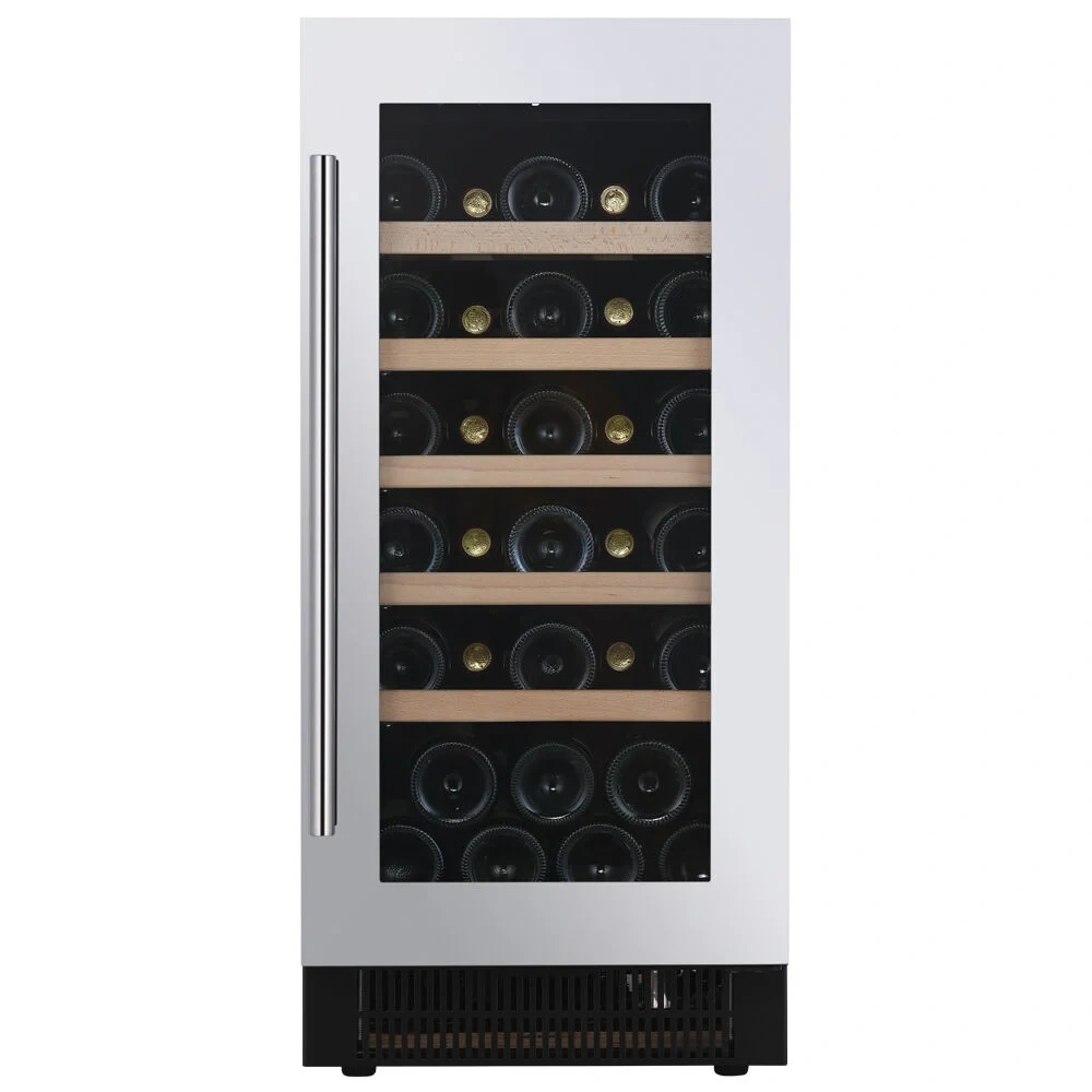 Vitrină de vin sub blat sau independentă Dunavox DAUF-32.83MB Flow, 1 zonă, 32 sticle, 82 cm, clasa F, negru mat [4]