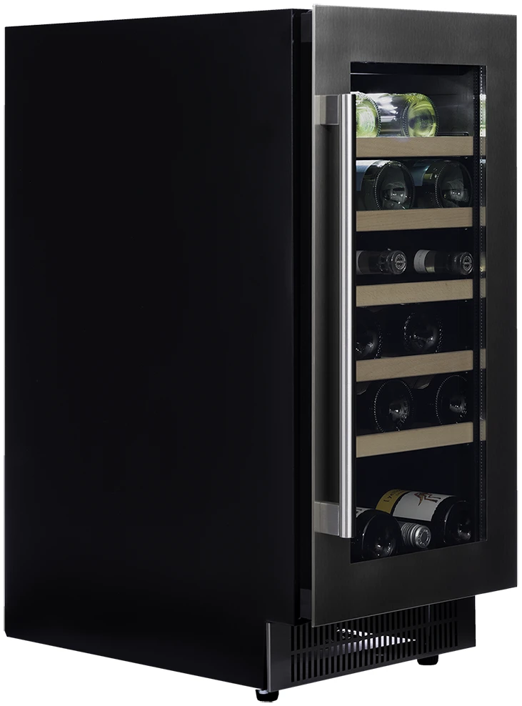 Vitrină de vin sub blat sau independentă Dunavox DAUF-32.83SS Flow, 1 zonă, 32 sticle, 82 cm, clasa F, inox [3]