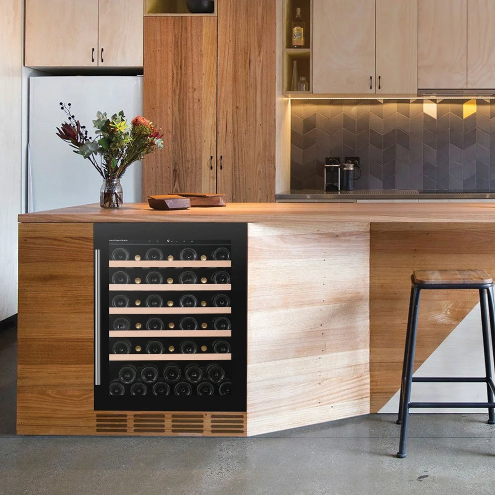 Vitrină de vin sub blat sau independentă Dunavox DAUF-46.138C Flow, 1 zonă, 46 sticle, 82 cm, clasa G, culoare RAL personalizabilă [4]