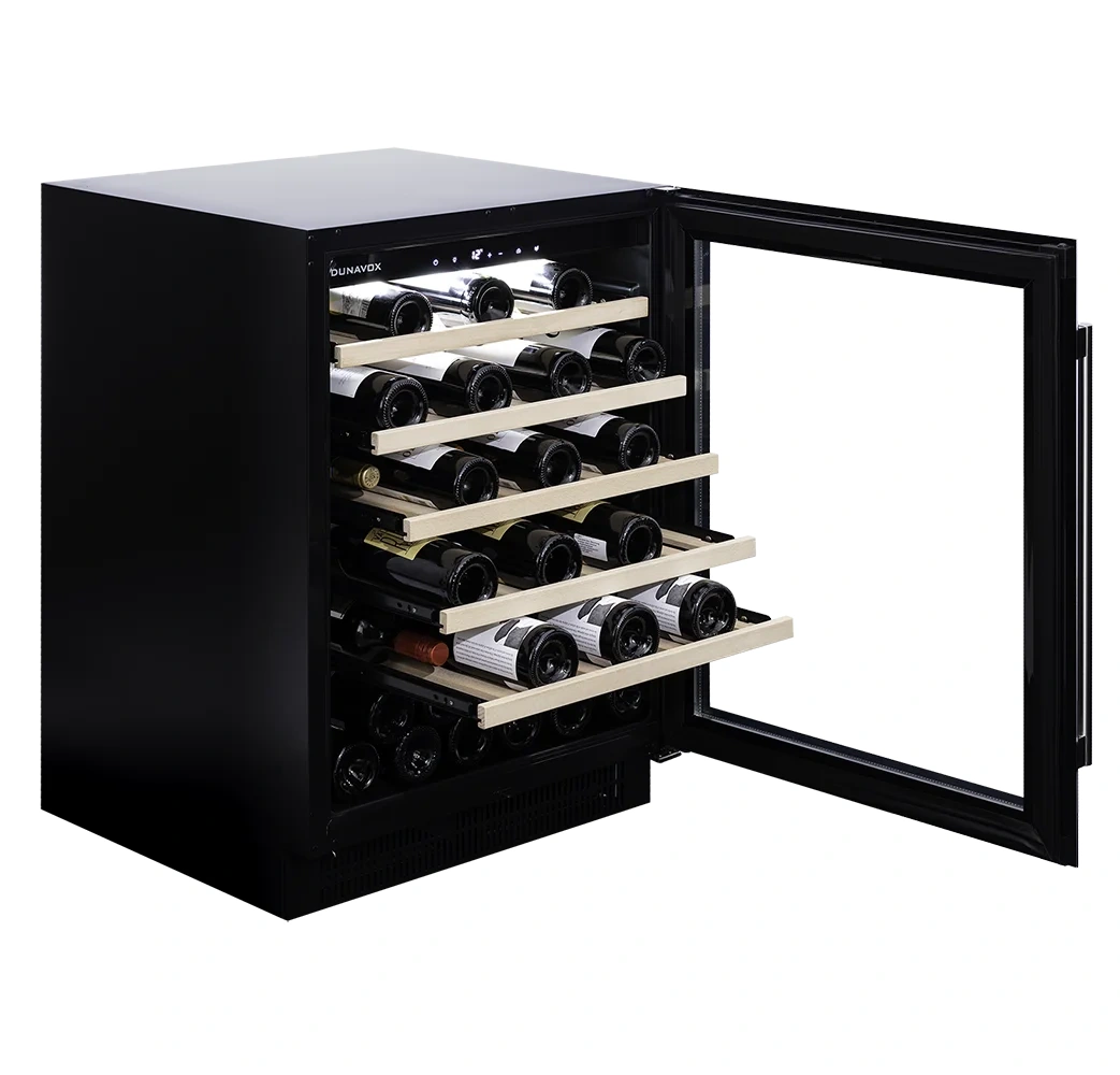 Vitrină de vin sub blat sau independentă Dunavox DAUF-46.138C Flow, 1 zonă, 46 sticle, 82 cm, clasa G, culoare RAL personalizabilă [6]
