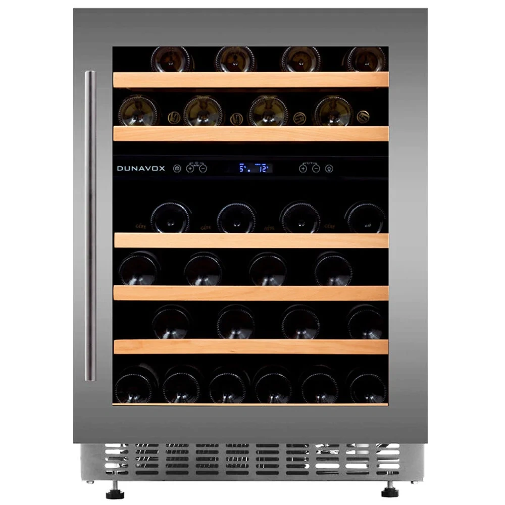 Vitrină de vin sub blat sau independentă Dunavox DAUF-46.145DC Flow, 2 zone, 46 sticle, 82 cm, clasa G, culoare RAL personalizabilă [2]