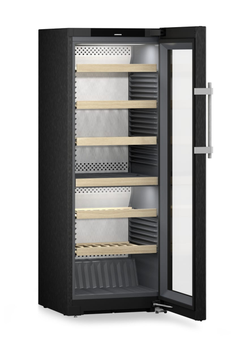 Vitrina de vinuri Independenta Liebherr WPbsi 5052, Clasa Valorica Wine, Culoare Double-glazed door, Clasa de eficienta energetica F, Înălțime 165.4 cm, Volum total 319 l, Emisii de zgomot acustic 37 [4]