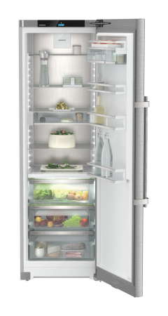 Frigider Independent Liebherr RBsdc 525i, Clasa Valorica Comfort, Culoare stainless steel door with SmartSteel, Clasa de eficienta energetica C, Înălțime 185.5 cm, Volum total 386 l, Emisii de zgomot  [4]