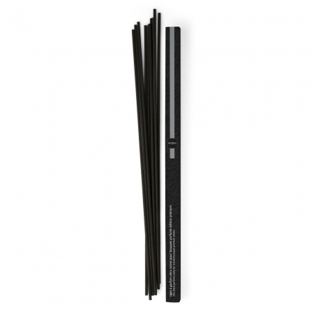 Rezerve pentru difuzoare si lumanari - Betisoare Vegetale Negre Premium 60cm - Esteban Paris