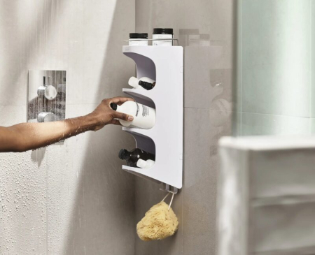 Toate produsele - Capsule Compact 4-tier Shower Shelf - White - Joseph&Joseph