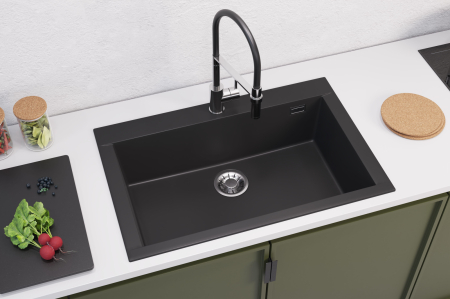 Chiuveta Algranit PURE-G 40 negru (cod 1149283) [3]