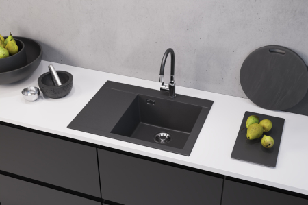 Chiuveta Algranit PURE-G 60 DREAPTA negru [2]