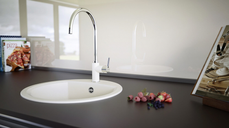 Chiuveta Granit Schock Manhattan R-100 Alpina Cristalite 470 x 490 mm [1]