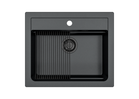 Chiuveta compozit Atrox 30 negru Black Edition [1]