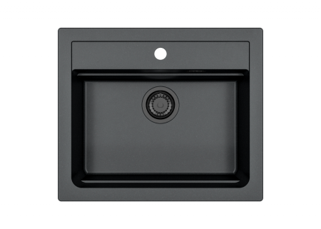 Produse Alveus - Chiuveta compozit Atrox 30 negru Black Edition