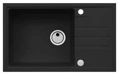 Produse Alveus - Chiuveta compozit Intermezzo 130 negru mat