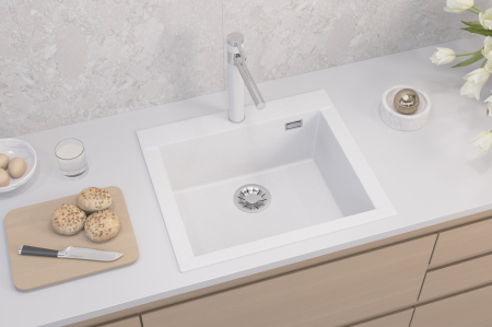 Chiuveta compozit PURE-G 30 alb [3]