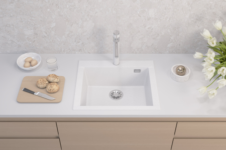 Chiuveta compozit PURE-G 30 alb [2]